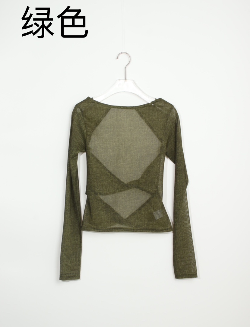 TEXTURE東大門實拍女裝新品推薦25春夏職業人氣休閑長袖T恤TEXTURE長袖T恤圖色4