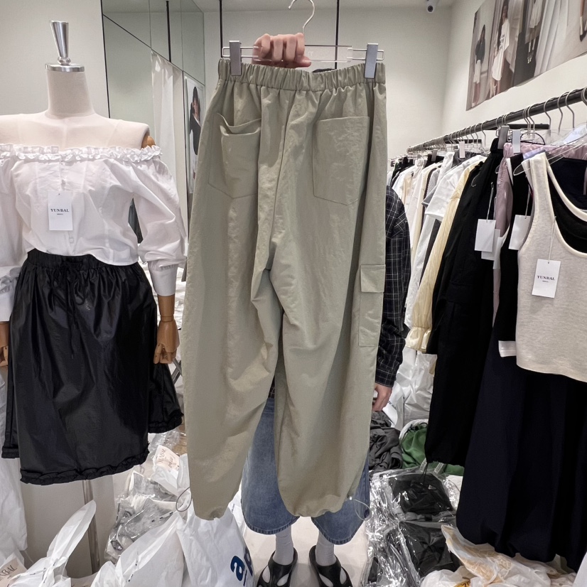 YUNBAL東大門直郵女裝新品推薦時尚真品熱賣25春夏休閑休閑褲YUNBAL休閑褲
