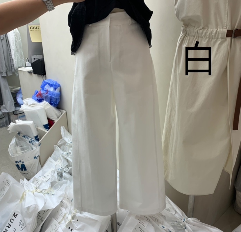 MURR東大門直郵女士新品職業推薦真品時尚人氣熱賣25春夏休閑褲MURR休閑褲圖色4