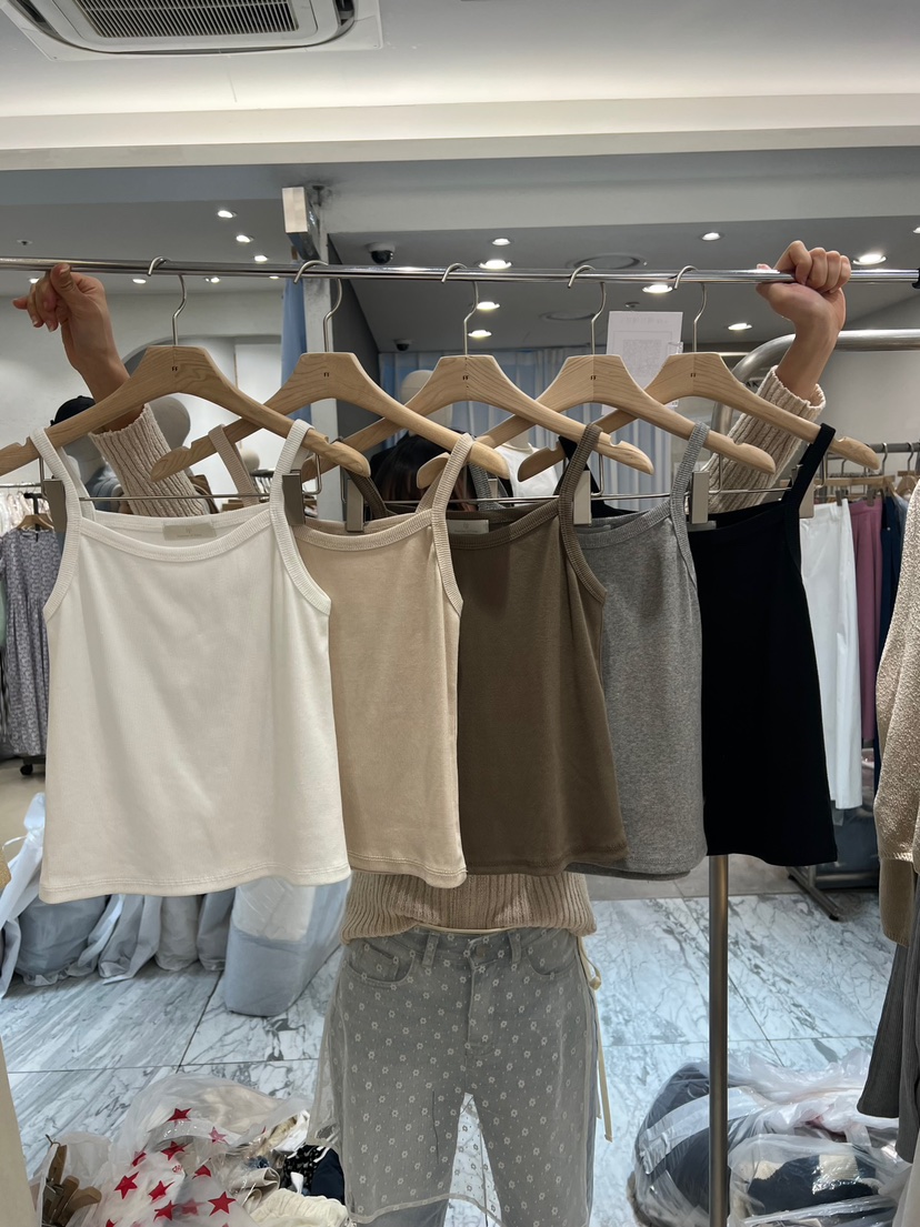 FF東大門代購女裝新品真品25春夏熱賣休閑職業時尚吊帶背心FF/SUNDAY吊帶/背心
