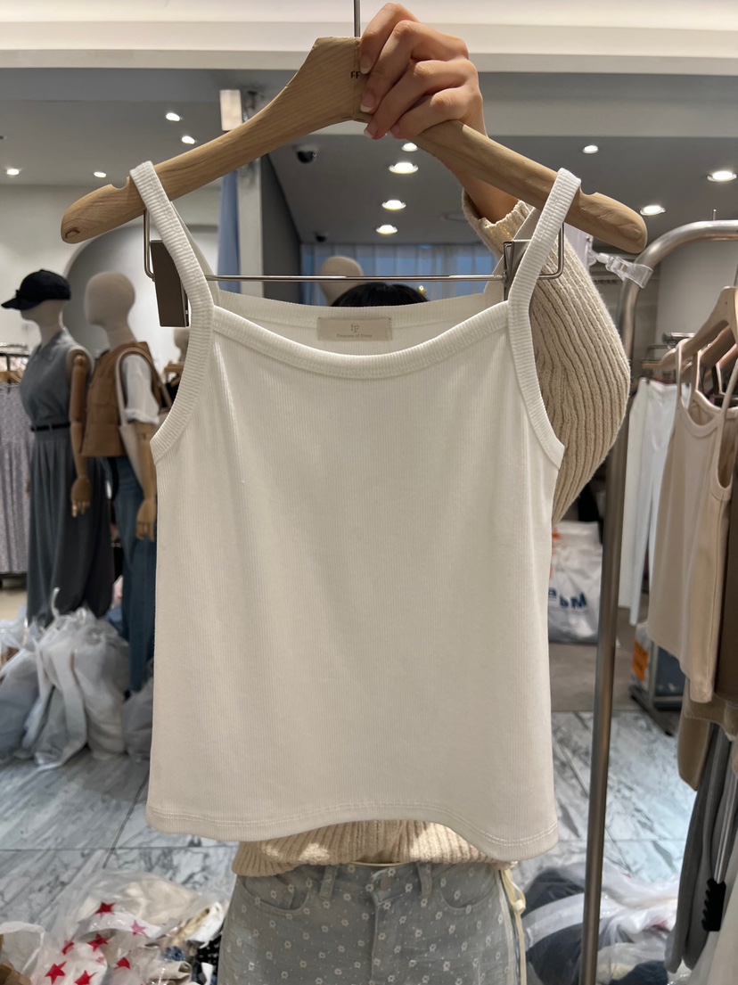 FF東大門代購女裝新品真品25春夏熱賣休閑職業時尚吊帶背心FF/SUNDAY吊帶/背心