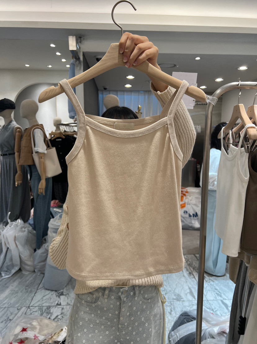 FF東大門代購女裝新品真品25春夏熱賣休閑職業時尚吊帶背心FF/SUNDAY吊帶/背心圖色2