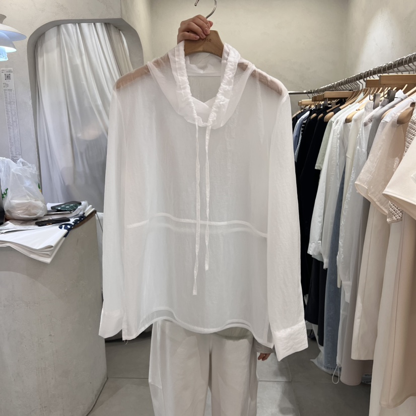 LE VASE東大門代購女士新品25春夏休閑職業熱賣襯衫蕾絲衫LE VASE襯衫/蕾絲衫圖色3