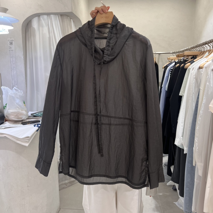LE VASE東大門代購女士新品25春夏休閑職業熱賣襯衫蕾絲衫LE VASE襯衫/蕾絲衫圖色4