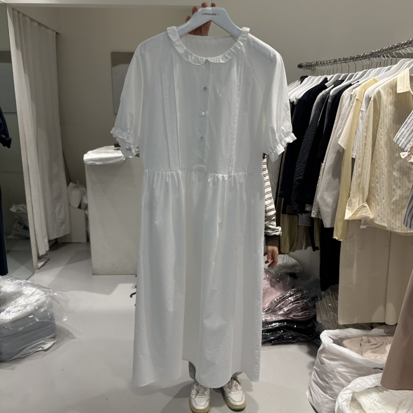 LORING RE I韓國直郵女士新款真品25春夏人氣時尚熱賣連衣裙LORING RE-I/BARE連衣裙