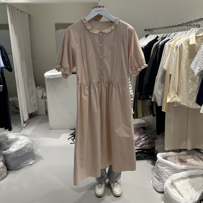 LORING RE I韓國直郵女士新款真品25春夏人氣時尚熱賣連衣裙LORING RE-I/BARE連衣裙圖色2