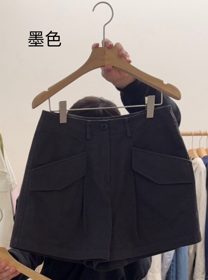 THE ABLE東大門代購女士新品熱賣推薦真品休閑職業短褲復古THE ABLE/TA短褲圖色3