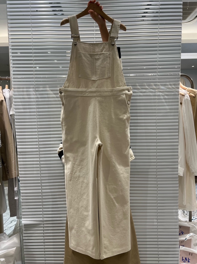 FF韓國代購女裝新款推薦熱賣真品職業25春夏人氣時尚背帶褲FF/SUNDAY背帶褲圖色2