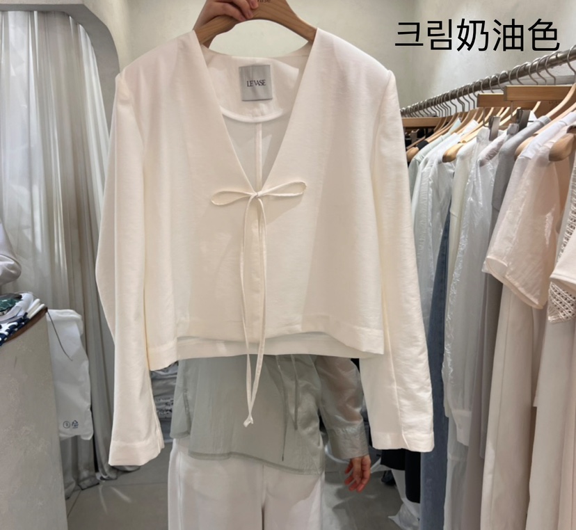 LE VASE東大門實拍女裝新品人氣休閑時尚職業熱賣真品夾克LE VASE夾克圖色3