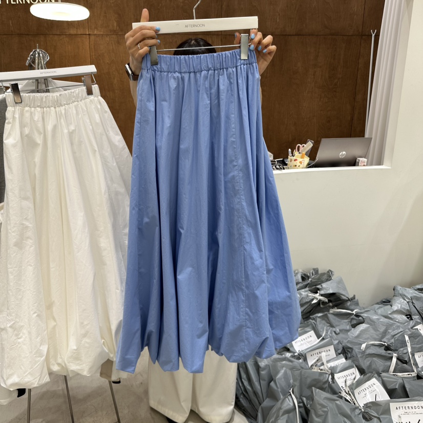 AFTERNOON-P東大門代購女士新品25春夏真品職業推薦熱賣長裙AFTERNOON長裙圖色2