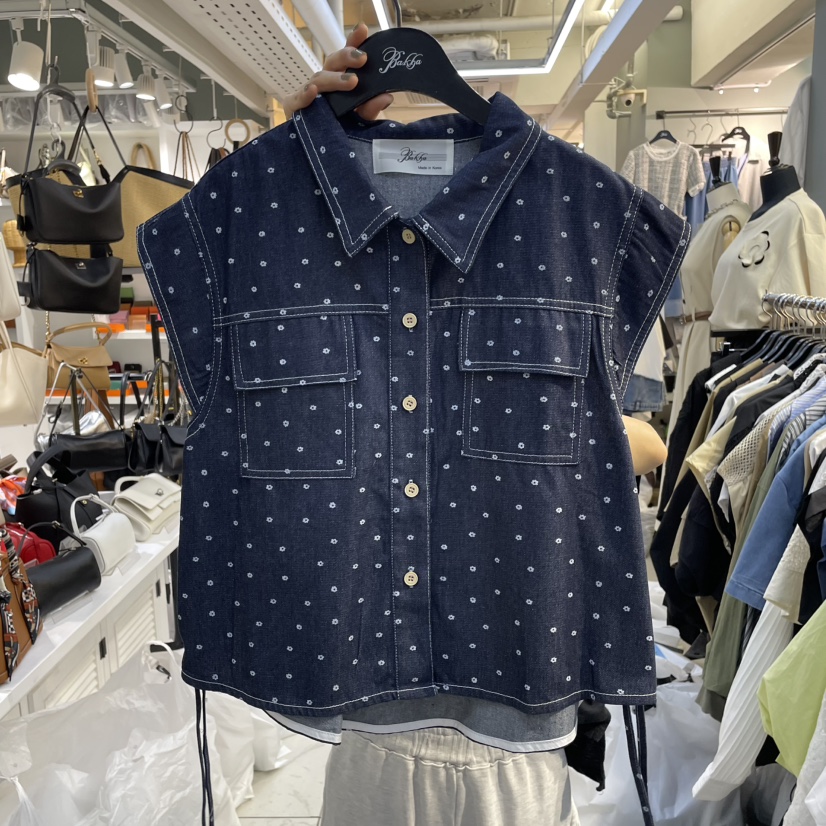 BAKHA東大門實拍女裝新品真品25春夏時尚推薦職業熱賣休閑馬甲BAKHA馬甲圖色2