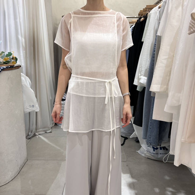 LE VASE東大門直郵女裝新品時尚推薦25春夏人氣套裝含腰繩LE VASE套裝