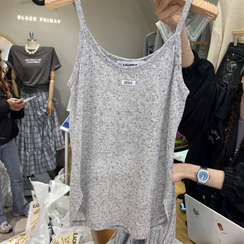 BLACKFRIDAY東大門實拍女士新款時尚25春夏真品熱賣吊帶背心BLACK FRIDAY吊帶/背心圖色4