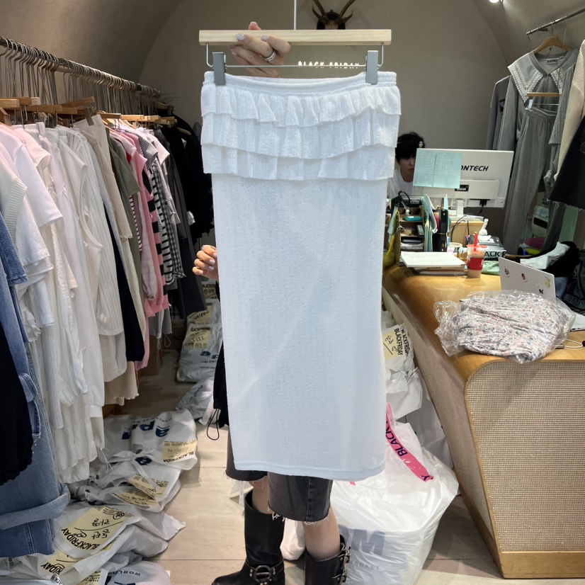 BLACKFRIDAY東大門代購女士新款時尚25春夏熱賣半身裙中短裙BLACK FRIDAY半身裙/中短裙