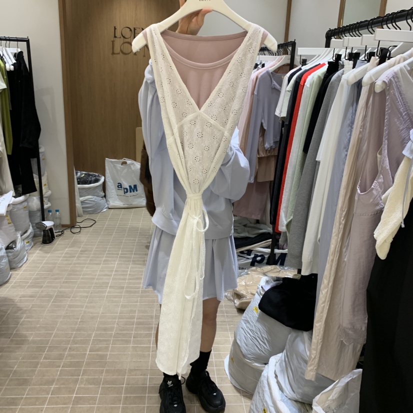LOFN韓國直郵女裝新款真品人氣25春夏休閑推薦連衣裙不含內搭LOFN連衣裙圖色2