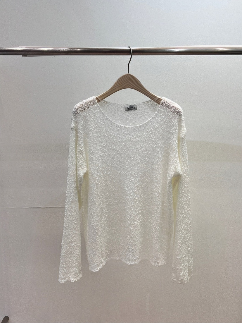 STRAWBERRY韓國直郵女士新品真品時尚休閑人氣25春夏針織衫透明STRAWBERRY針織衫