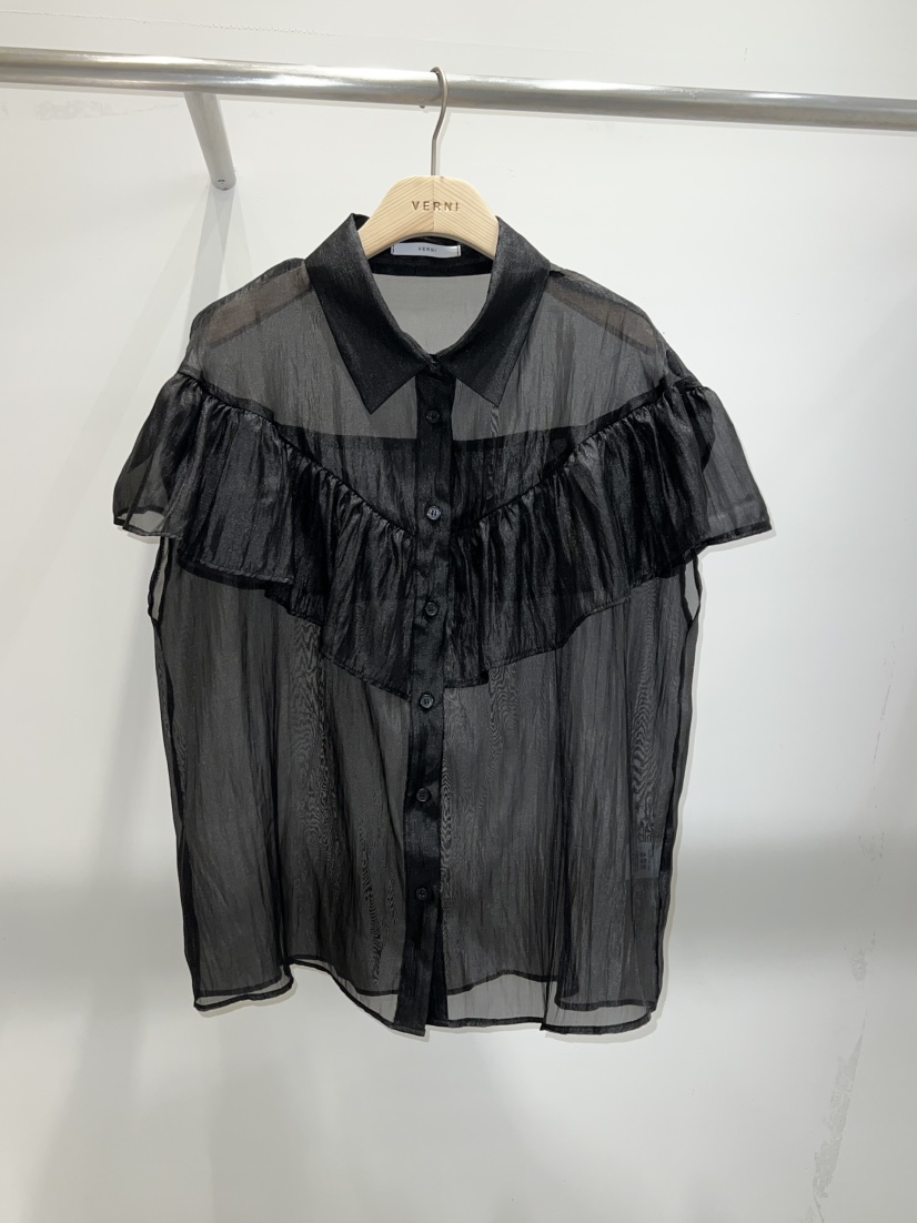 VERNI韓國直郵女裝新品時尚熱賣推薦人氣25春夏真品襯衫蕾絲衫VERNI襯衫/蕾絲衫圖色3