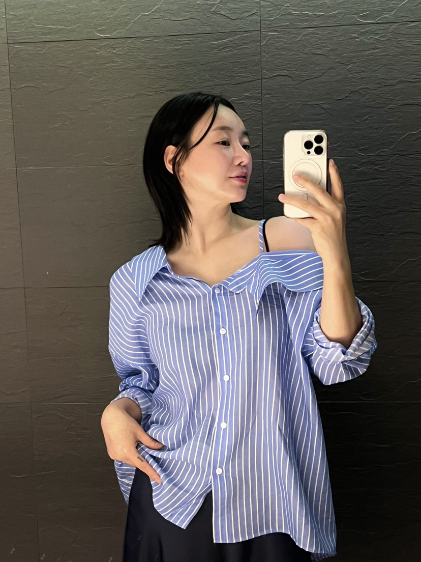VERNI東大門直郵女士新款25春夏休閑熱賣真品職業襯衫蕾絲衫VERNI襯衫/蕾絲衫