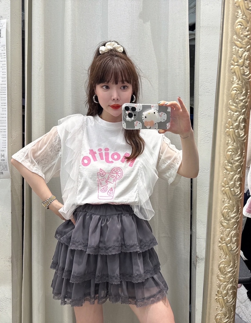 LOVABLE韓國代購女裝新品時尚熱賣真品推薦25春夏人氣休閑T恤LOVABLET恤