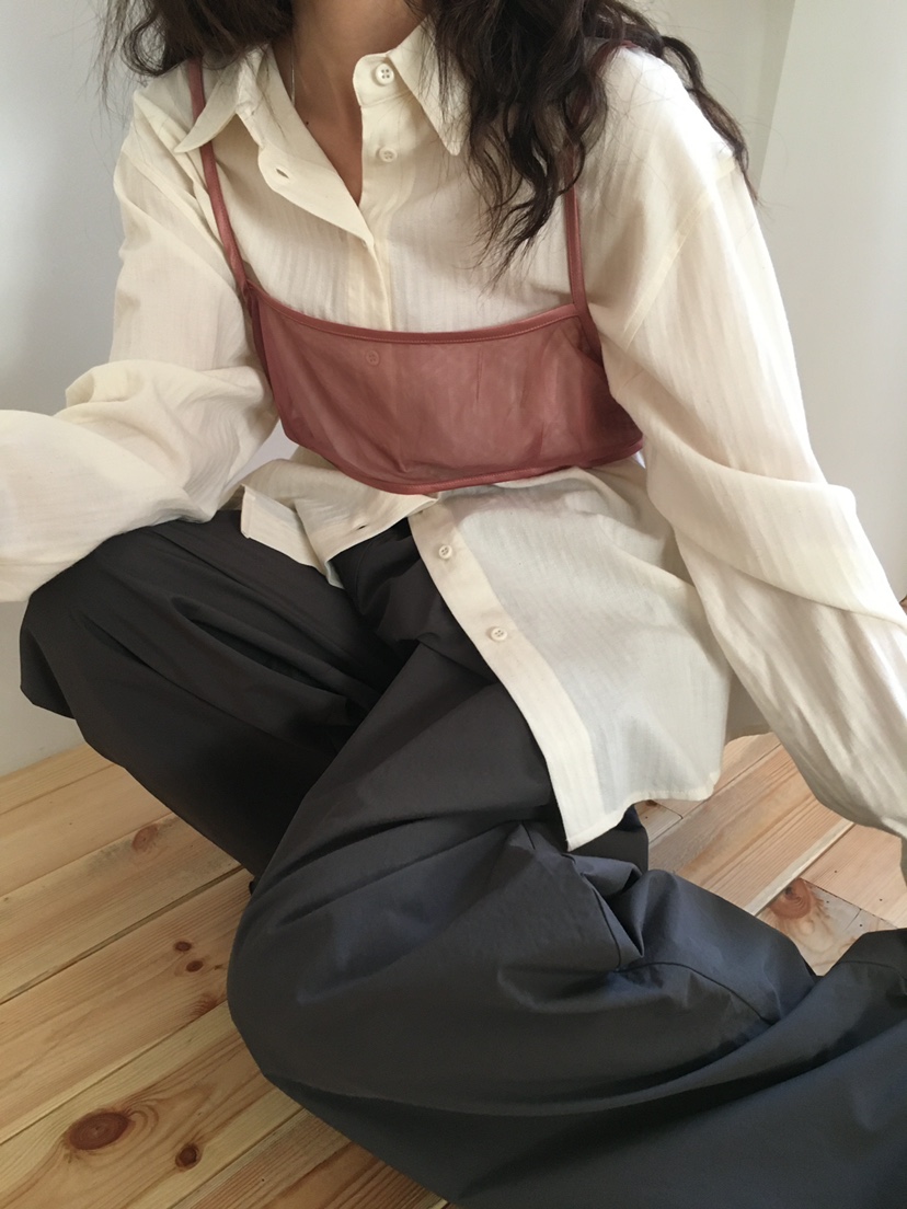 OURS東大門實拍女裝新品時尚人氣25春夏熱賣職業襯衫蕾絲衫OURS襯衫/蕾絲衫