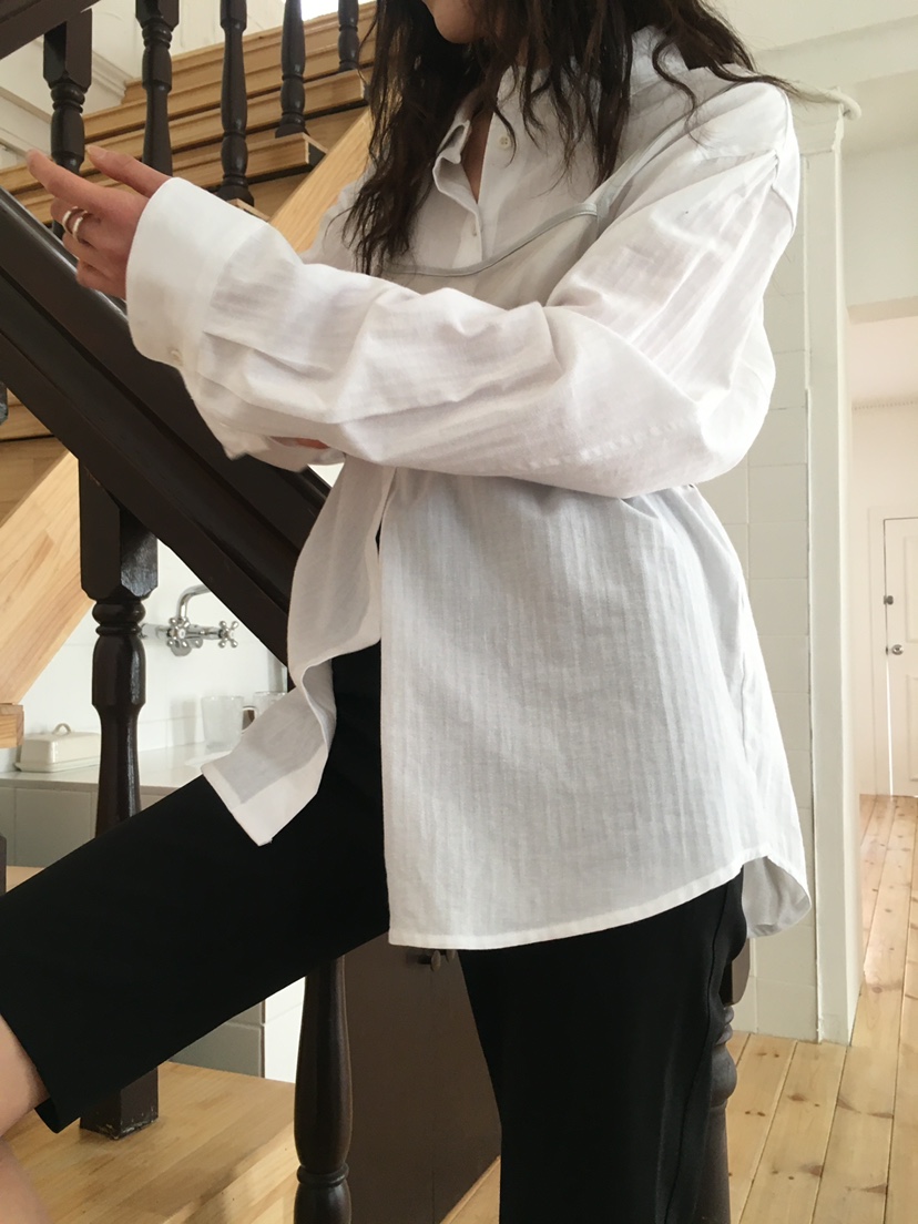 OURS東大門實拍女裝新品時尚人氣25春夏熱賣職業襯衫蕾絲衫OURS襯衫/蕾絲衫
