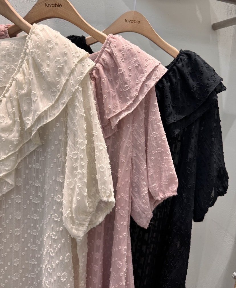 LOVABLE東大門代購女裝新款時尚推薦人氣真品25春夏襯衫蕾絲衫LOVABLE襯衫/蕾絲衫