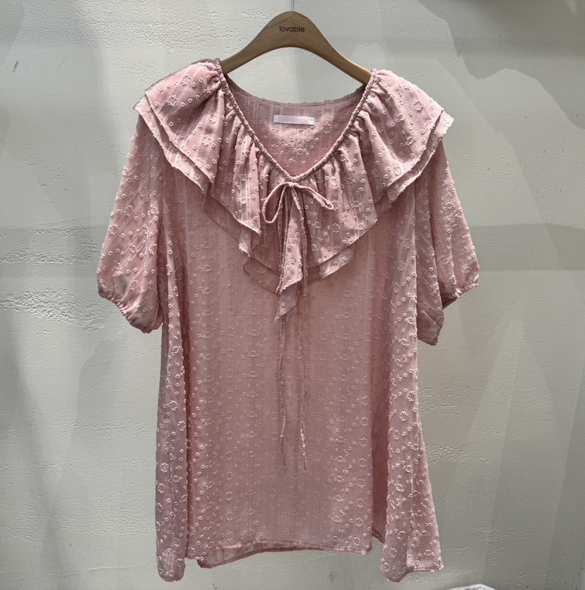 LOVABLE東大門代購女裝新款時尚推薦人氣真品25春夏襯衫蕾絲衫LOVABLE襯衫/蕾絲衫圖色2