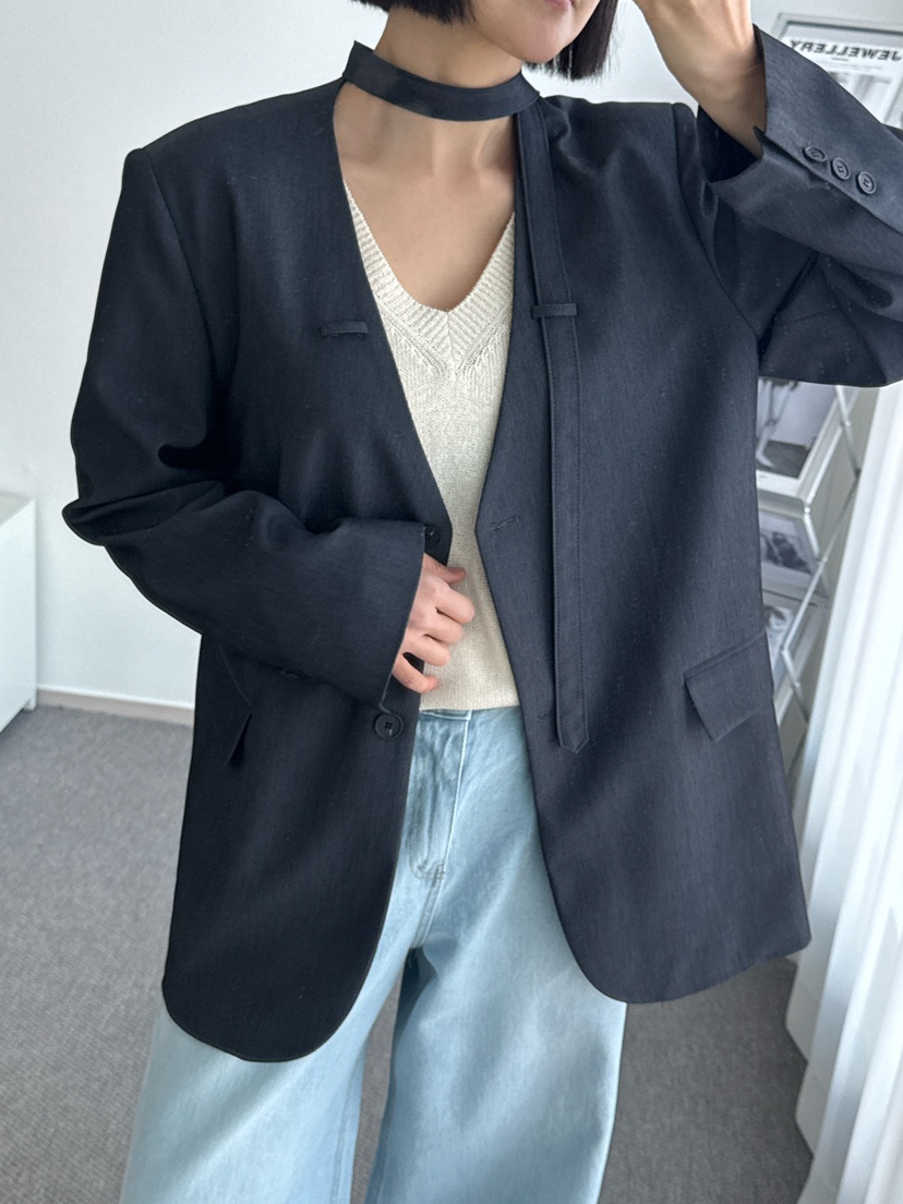HEIZE東大門實拍女士新品熱賣人氣25春夏真品時尚推薦休閑夾克HEIZE夾克