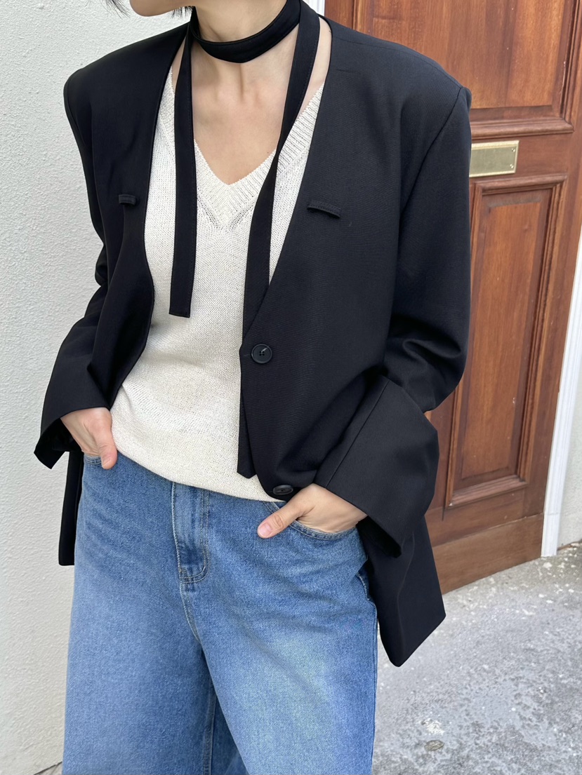 HEIZE東大門實拍女士新品熱賣人氣25春夏真品時尚推薦休閑夾克HEIZE夾克