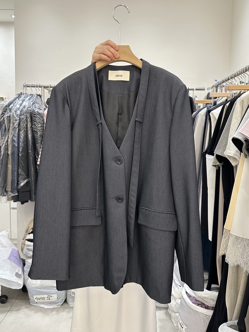 HEIZE東大門實拍女士新品熱賣人氣25春夏真品時尚推薦休閑夾克HEIZE夾克圖色3