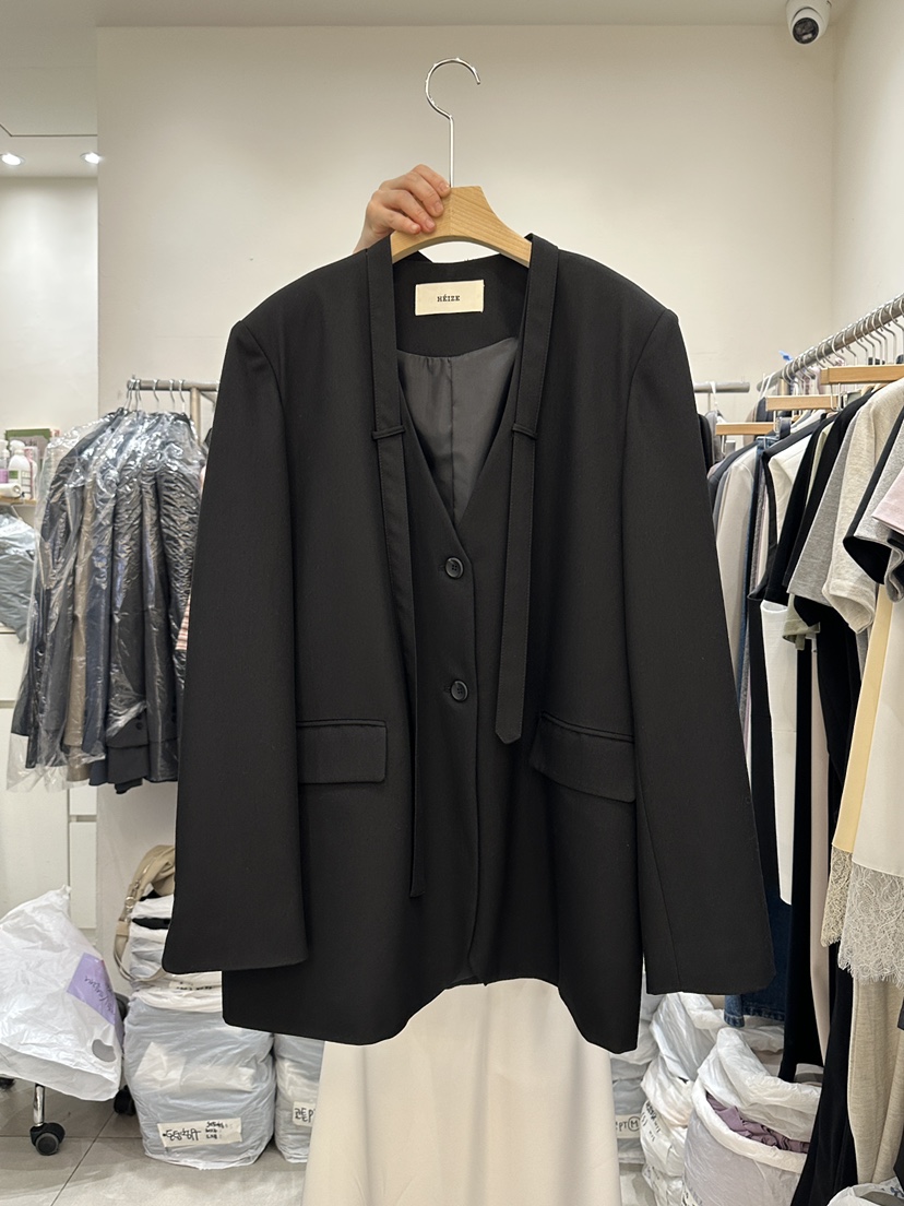 HEIZE東大門實拍女士新品熱賣人氣25春夏真品時尚推薦休閑夾克HEIZE夾克圖色4