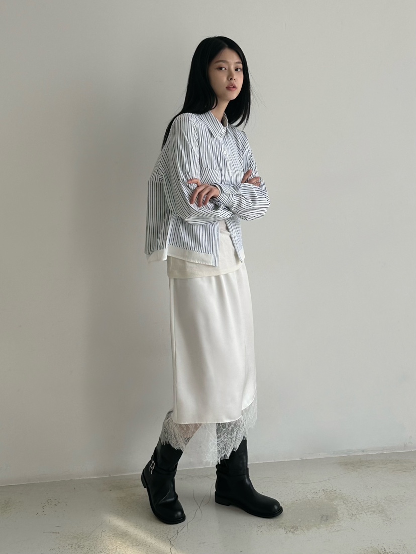 HEIZE韓國代購女裝新款推薦真品時尚休閑職業25春夏半身裙中短裙HEIZE半身裙/中短裙