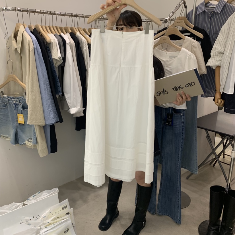 PHILO韓國代購女裝新品時尚休閑推薦熱賣人氣職業半身裙中短裙PHILO半身裙/中短裙