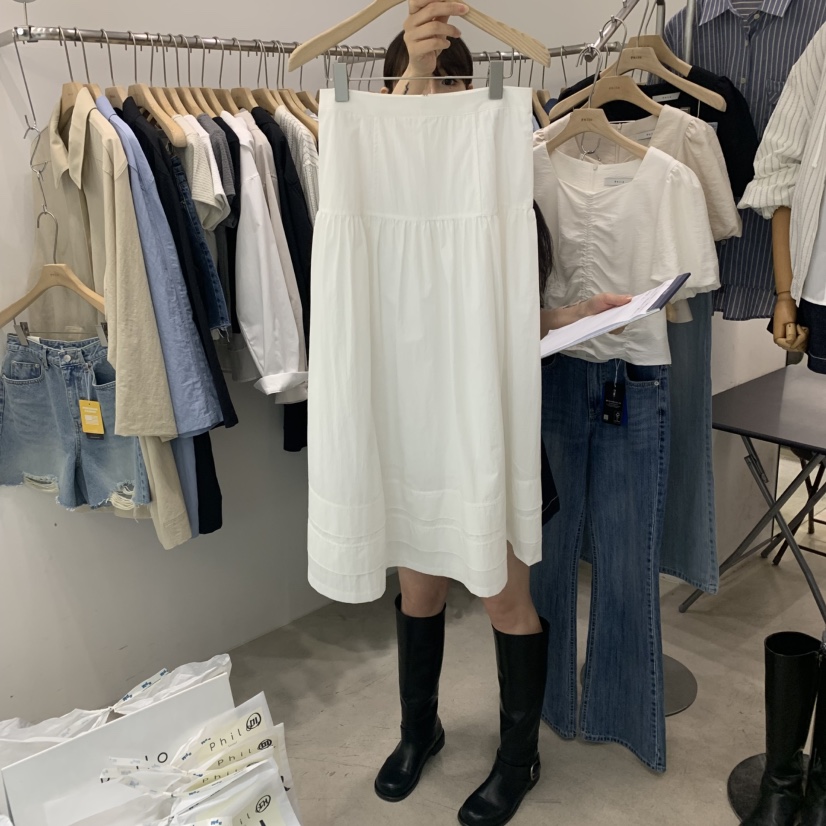 PHILO韓國代購女裝新品時尚休閑推薦熱賣人氣職業半身裙中短裙PHILO半身裙/中短裙