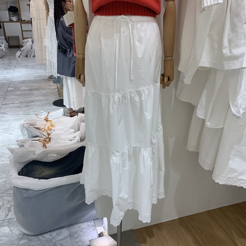 OFCOURSE東大門實拍女裝新品推薦真品時尚熱賣職業長裙蕾絲OFCOURSE長裙圖色1
