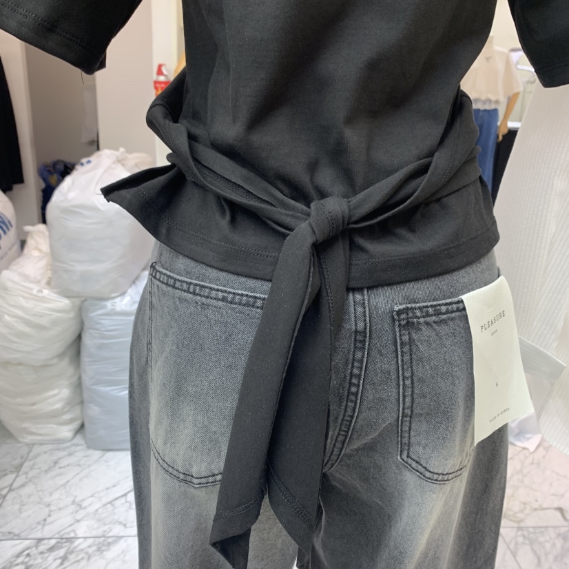 PLEASURE韓國直郵女士新款真品熱賣時尚職業休閑推薦人氣T恤PLEASURET恤