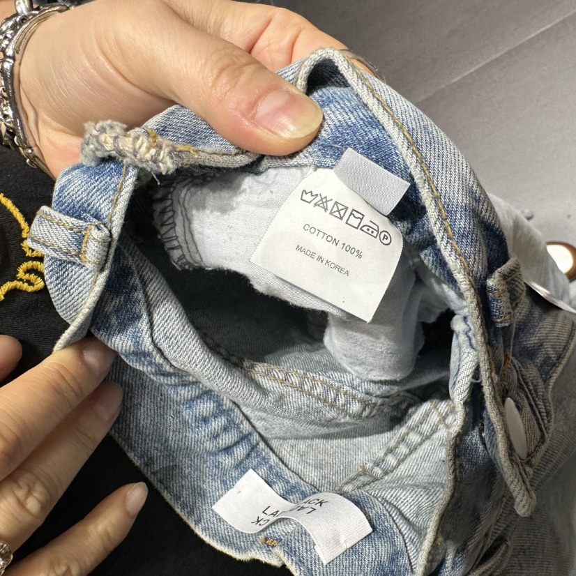 LADYBLACK韓國㊣直郵東大門代購女裝新品人氣推薦牛仔褲口袋LADYBLACK牛仔褲