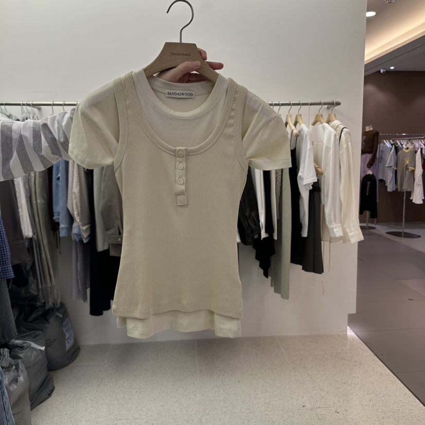 SANDALWOOD韓國㊣直郵東大門代購女裝新款熱賣人氣吊帶背心SANDALWOOD吊帶/背心圖色3