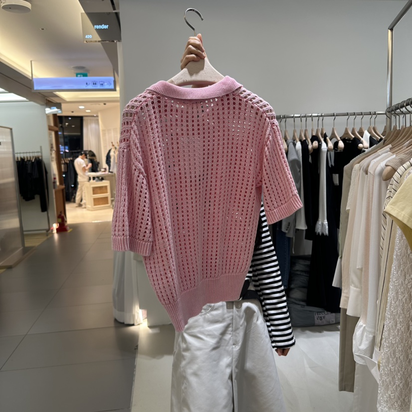 RENDER韓國直郵㊣女裝新品休閑熱賣人氣25春夏時尚推薦針織衫RENDER針織衫