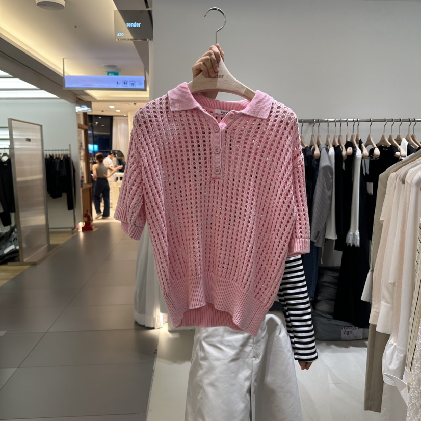 RENDER韓國直郵㊣女裝新品休閑熱賣人氣25春夏時尚推薦針織衫RENDER針織衫圖色4