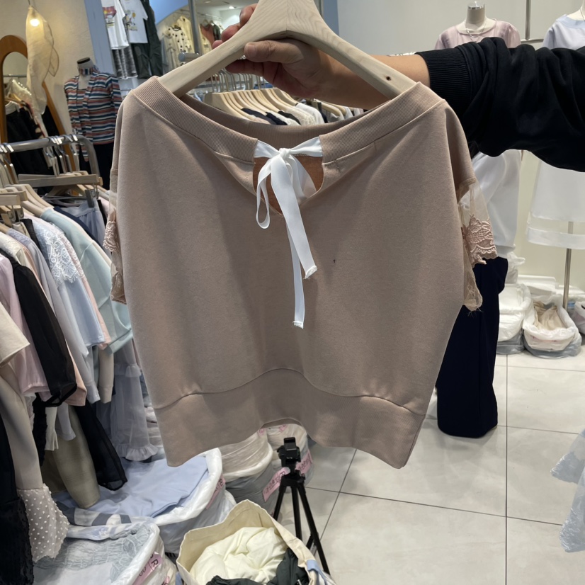 BLUE RIBBON直郵韓國代購㊣女裝新品推薦25春夏休閑時尚衛衣BLUE RIBBON衛衣