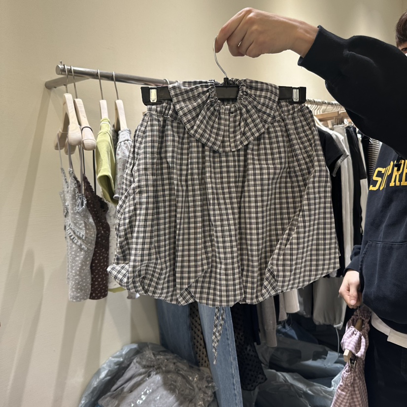 MOREMORE韓國直郵㊣東大門實拍女裝新品人氣25春夏熱賣短裙more more短裙圖色2