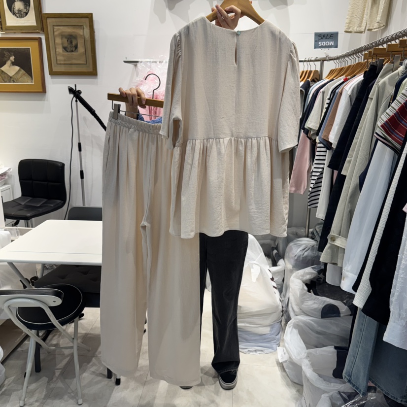 MODS-Q韓國㊣直郵東大門代購女裝新品熱賣休閑25春夏人氣套裝MODS-Q套裝