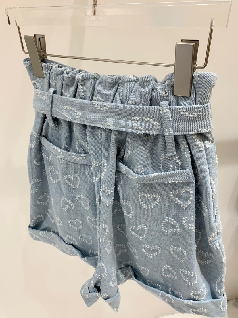 FABRIC韓國㊣直郵東大門代購女裝新款休閑25春夏短褲含腰帶FABRIC短褲