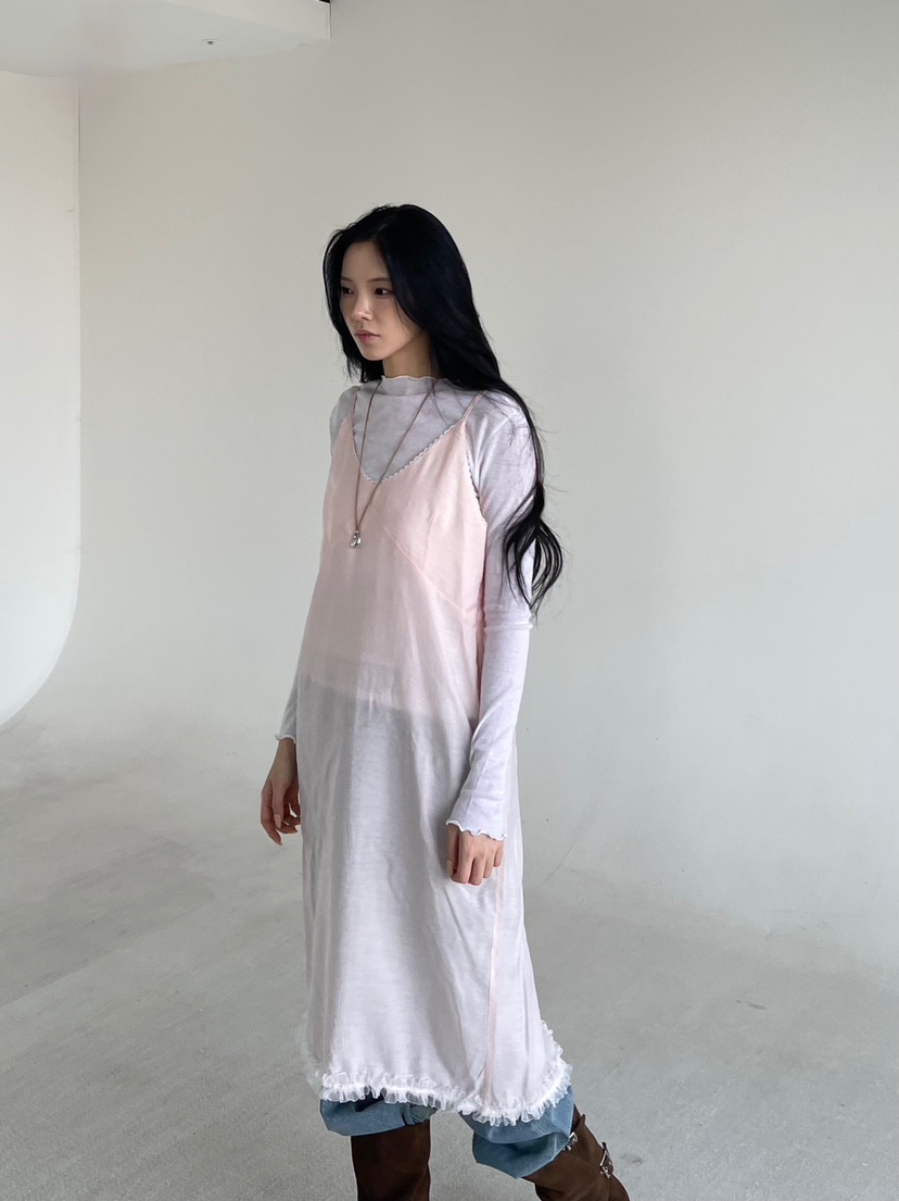 BETWEEN US直郵韓國代購㊣女裝新款推薦時尚休閑連衣裙蕾絲JICJO:SEOUL連衣裙