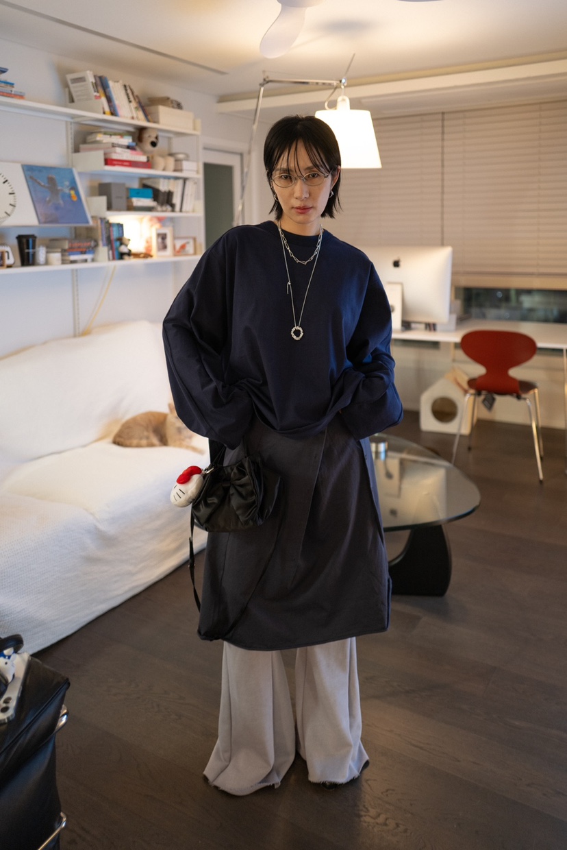 FRIC韓國㊣直郵東大門代購女裝新品人氣休閑25春夏推薦長袖T恤FRIC長袖T恤