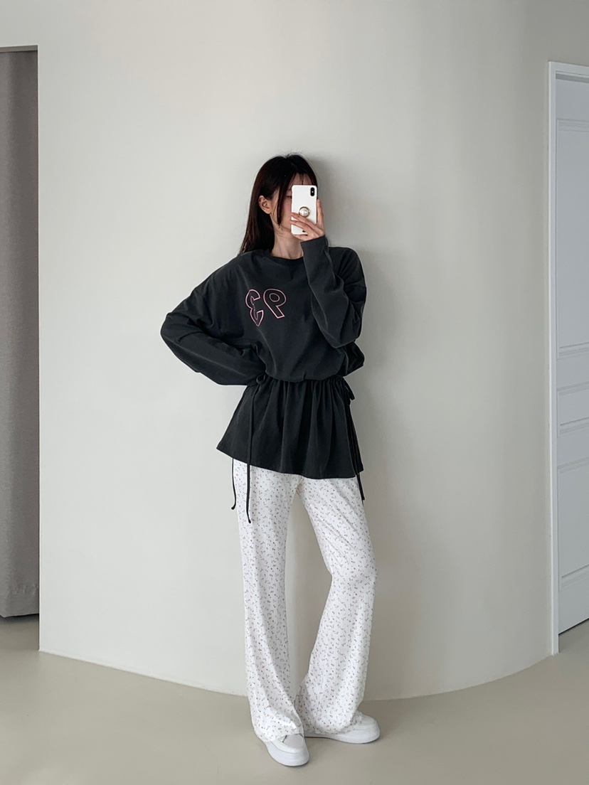 MABE韓國直郵㊣東大門實拍女裝新款熱賣時尚25春夏休閑休閑褲MABE休閑褲