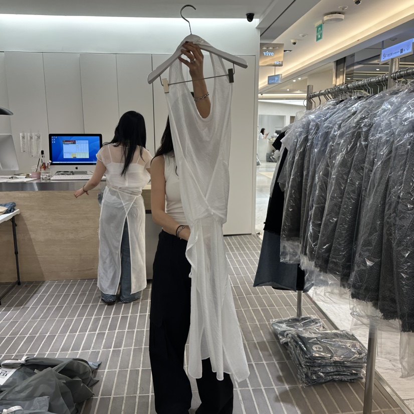 VIVE東大門直郵女裝新品職業時尚真品推薦休閑人氣連衣裙羊毛VIVE連衣裙