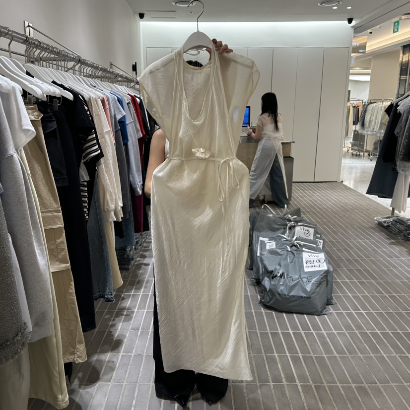 VIVE東大門直郵女裝新品職業時尚真品推薦休閑人氣連衣裙羊毛VIVE連衣裙圖色3