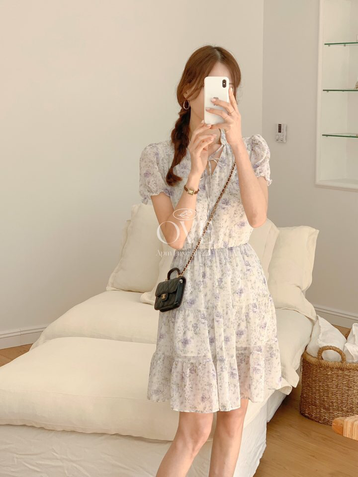 OVE東大門實拍女士新品職業熱賣推薦休閑時尚人氣25春夏連衣裙OVE連衣裙